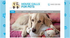Desktop Screenshot of housecallsforpets.com.au